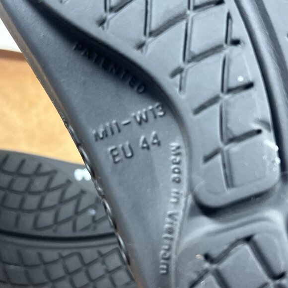 OOFOS OOriginal Recovery Slides Men Size 11 Black Sandals Slip On - Picture 7 of 7